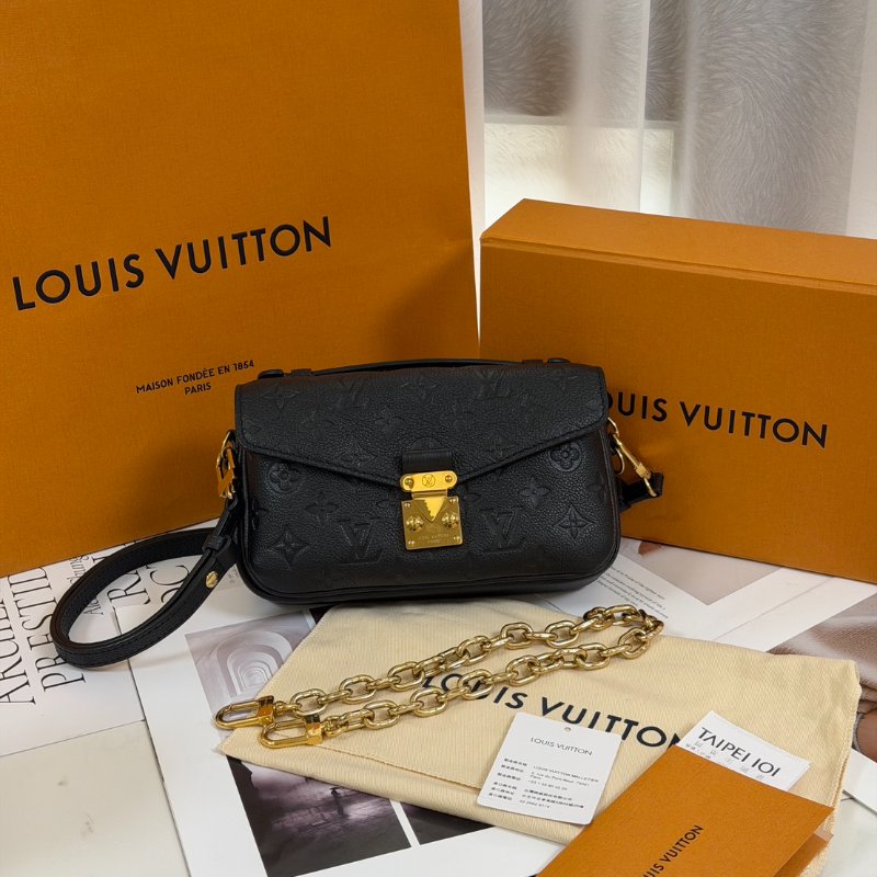 LOUIS VUITTON Pochette metis east west郵差包 - 黑-9
