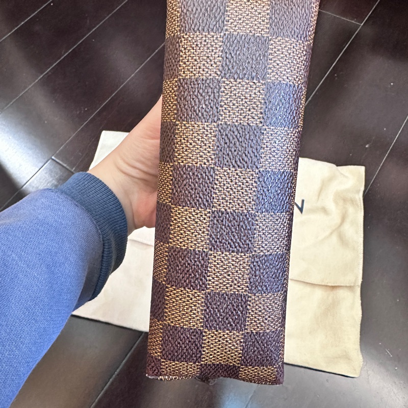 LV 棋盤格 貝殼 化妝包 pm-3