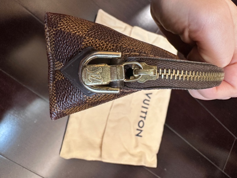 LV 棋盤格 貝殼 化妝包 pm-13