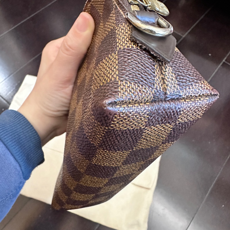 LV 棋盤格 貝殼 化妝包 pm-15