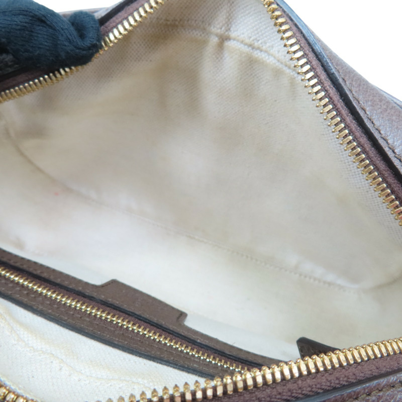 棕色 牛皮 GG帆布 ophidia small shoulder bag 肩背包【GUCCI 古馳】 722117-8