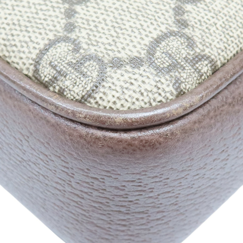 棕色 牛皮 GG帆布 ophidia small shoulder bag 肩背包【GUCCI 古馳】 722117-14