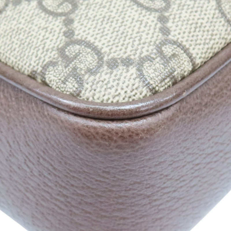 棕色 牛皮 GG帆布 ophidia small shoulder bag 肩背包【GUCCI 古馳】 722117-15