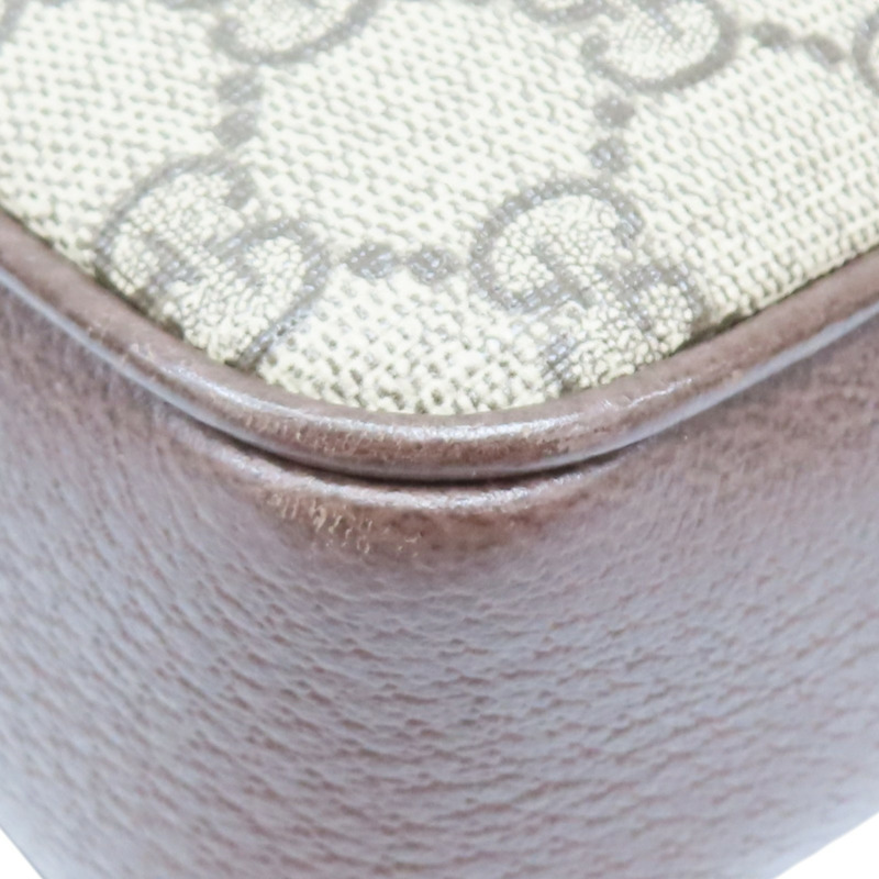 棕色 牛皮 GG帆布 ophidia small shoulder bag 肩背包【GUCCI 古馳】 722117-16
