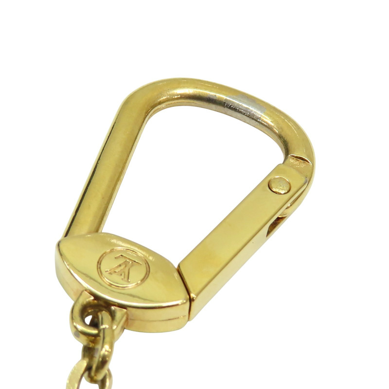 白色 棋盤格 帆布 拉鍊 鑰匙零錢包【LOUIS VUITTON LV 路易威登】 N62659-12