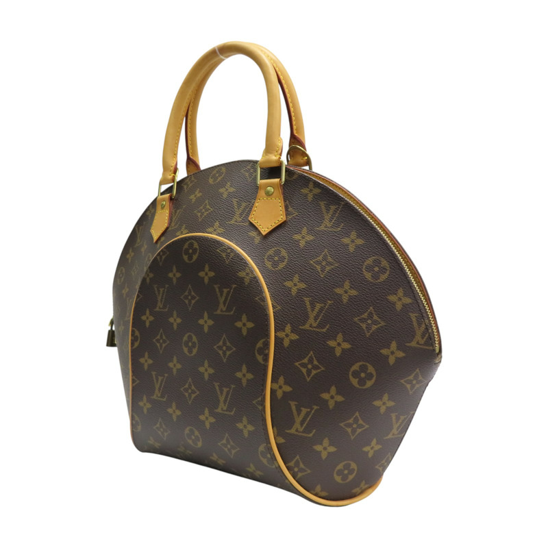 棕色 原花帆布 Ellipse MM 手提包【LOUIS VUITTON LV 路易威登】 M51126-2