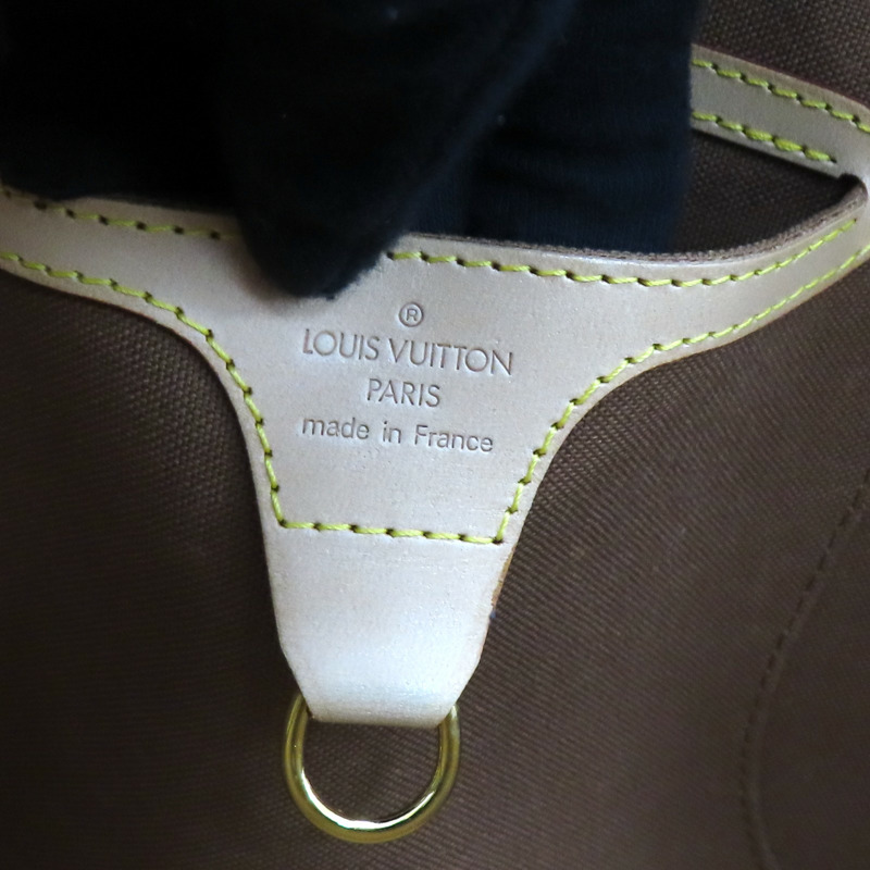 棕色 原花帆布 Ellipse MM 手提包【LOUIS VUITTON LV 路易威登】 M51126-6