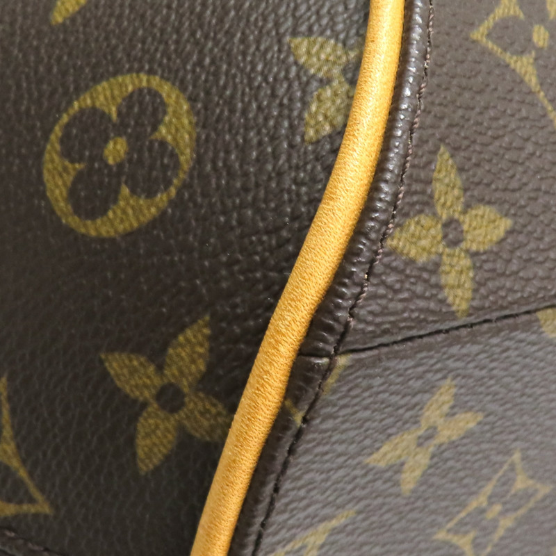 棕色 原花帆布 Ellipse MM 手提包【LOUIS VUITTON LV 路易威登】 M51126-11