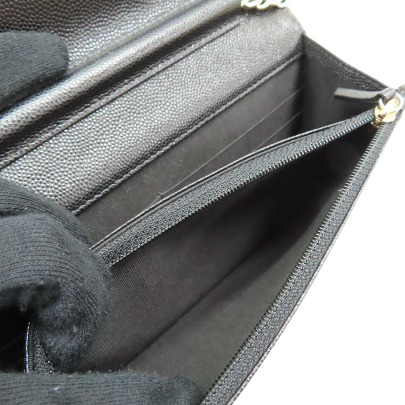 黑色 菱格紋 牛皮 Boy WOC 鏈帶肩背包【CHANEL 香奈兒】 AP0117-5