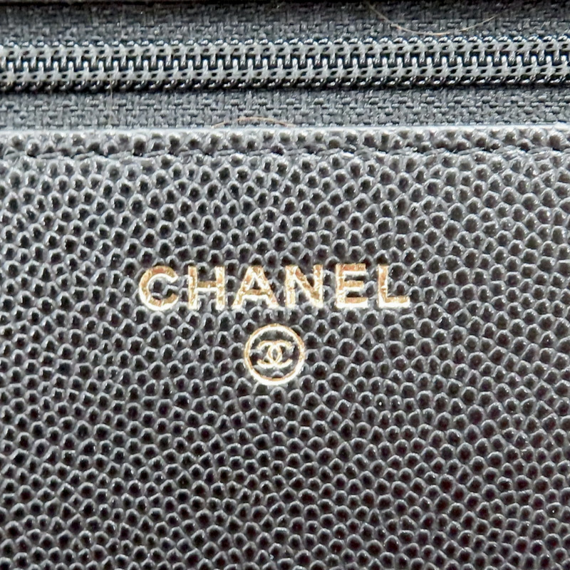 黑色 菱格紋 牛皮 Boy WOC 鏈帶肩背包【CHANEL 香奈兒】 AP0117-7