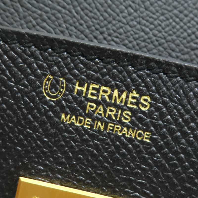 黑/洋紅玫瑰 Epsom牛皮 Birkin 30 柏金包 手提包 金釦 A刻【HERMES 愛馬仕】 H047694CZ00-7