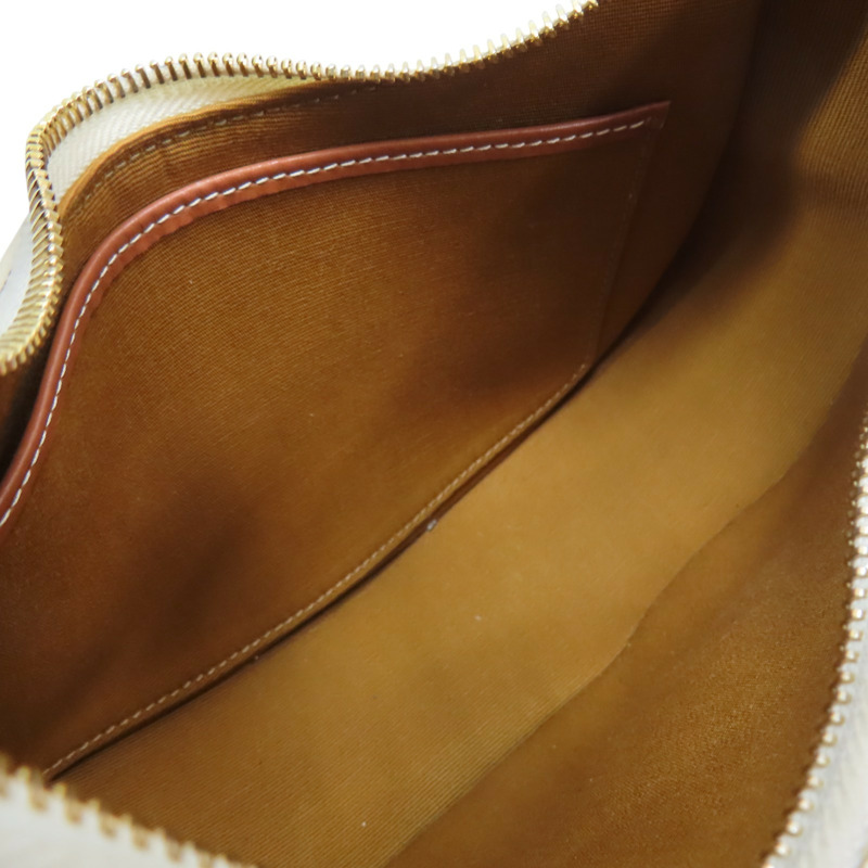 白色 Triomphe 帆布 AVA BAG 肩背包【CELINE 賽琳】 193952BZJ.01BC-5