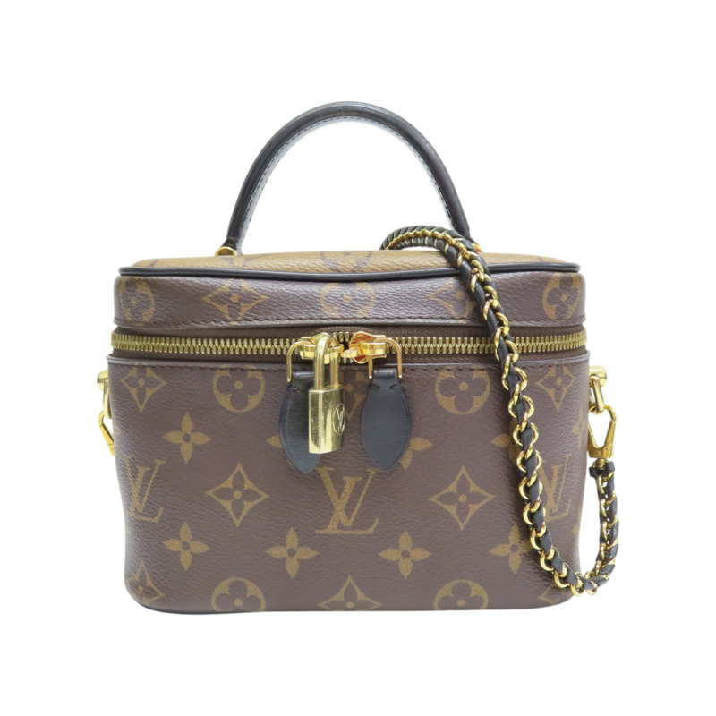棕色 原花帆布 Vanity 兩用包 無鑰匙【LOUIS VUITTON LV 路易威登】 M45165-0