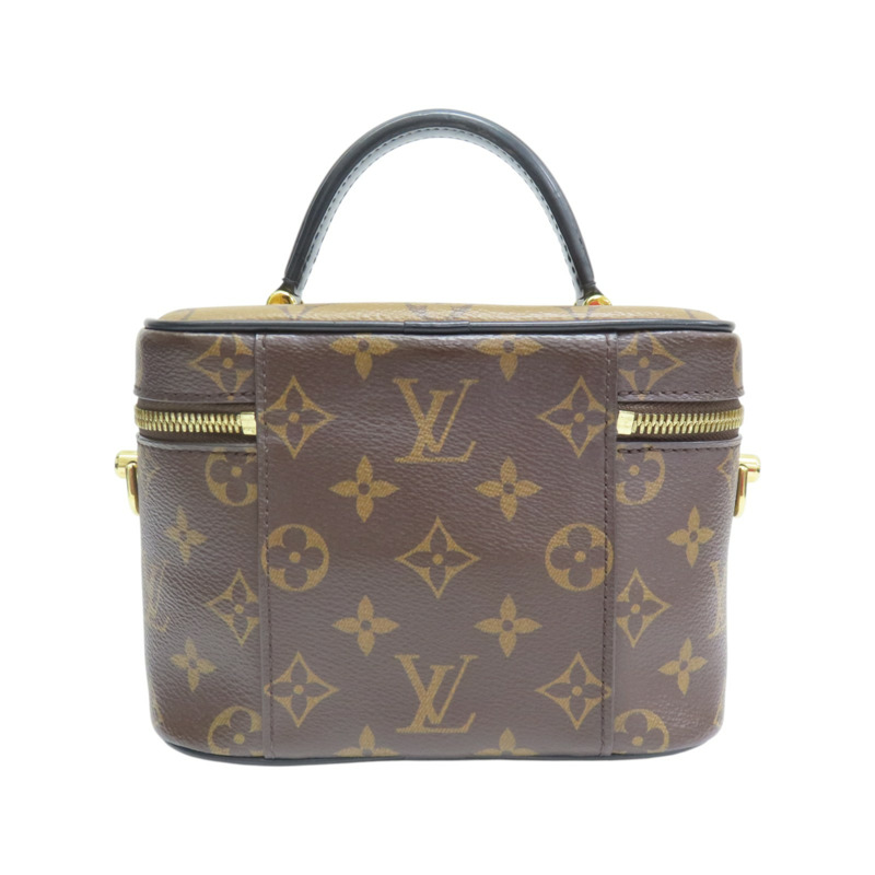 棕色 原花帆布 Vanity 兩用包 無鑰匙【LOUIS VUITTON LV 路易威登】 M45165-1