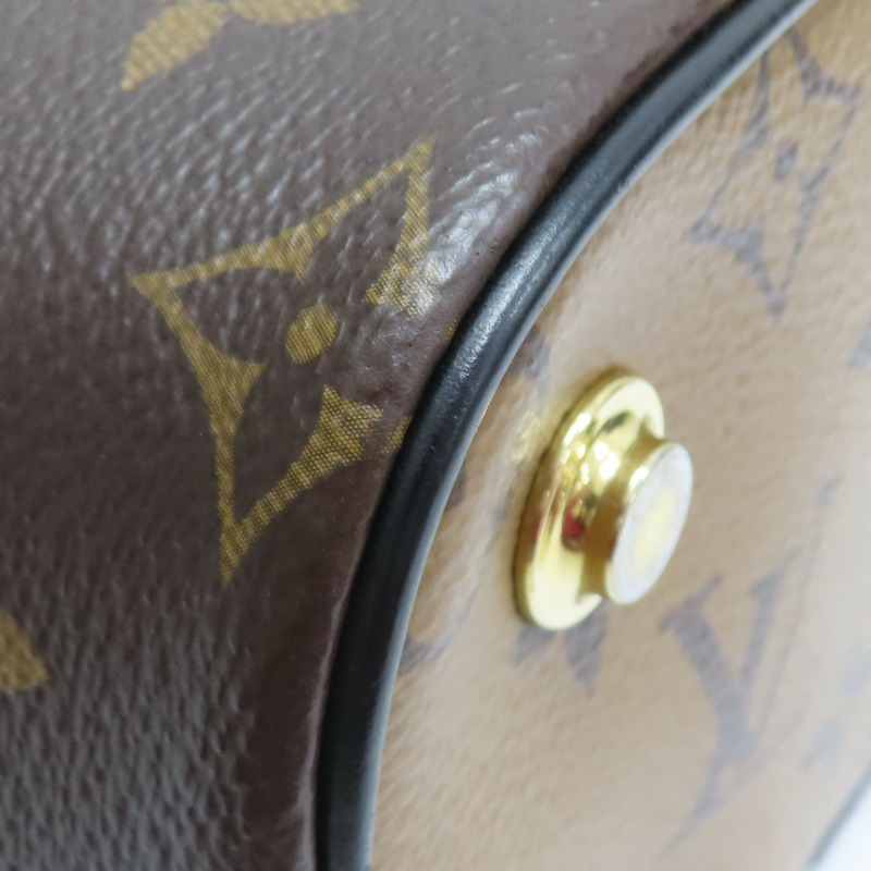 棕色 原花帆布 Vanity 兩用包 無鑰匙【LOUIS VUITTON LV 路易威登】 M45165-6