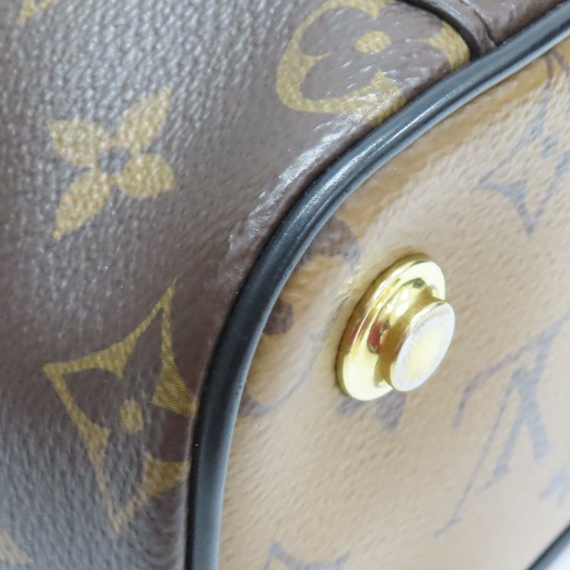 棕色 原花帆布 Vanity 兩用包 無鑰匙【LOUIS VUITTON LV 路易威登】 M45165-13