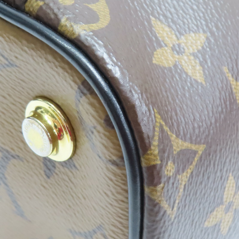 棕色 原花帆布 Vanity 兩用包 無鑰匙【LOUIS VUITTON LV 路易威登】 M45165-14