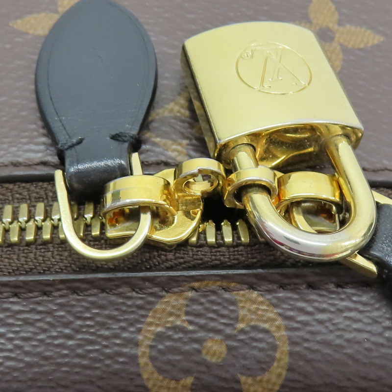 棕色 原花帆布 Vanity 兩用包 無鑰匙【LOUIS VUITTON LV 路易威登】 M45165-18