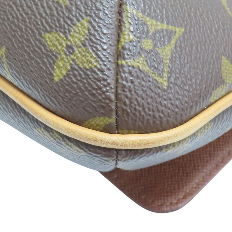 棕色 原花帆布 MUSETTE TANGO 肩背包【LOUIS VUITTON LV 路易威登】 M51257-13