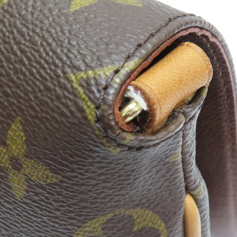 棕色 原花帆布 MUSETTE TANGO 肩背包【LOUIS VUITTON LV 路易威登】 M51257-14