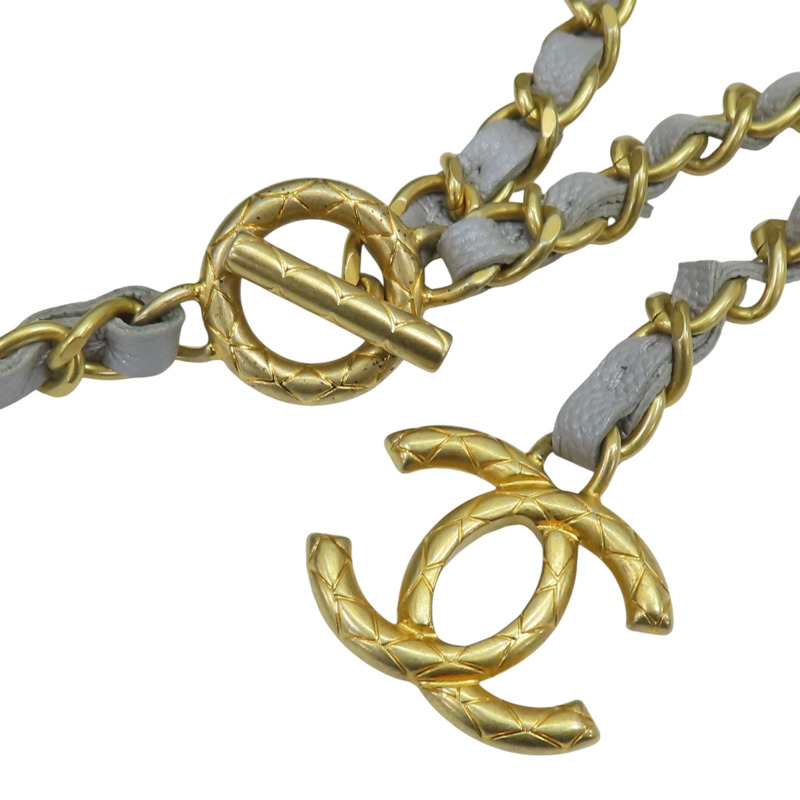 灰色 荔枝紋 牛皮 WOC 鏈帶 肩背包【CHANEL 香奈兒】-13