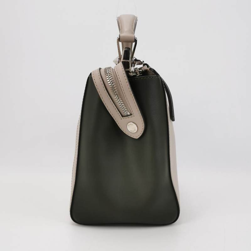 Fendi Dotcom牛皮錐形螺柱子母包單肩包-3