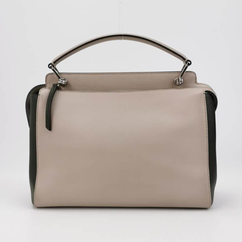 Fendi Dotcom牛皮錐形螺柱子母包單肩包-5