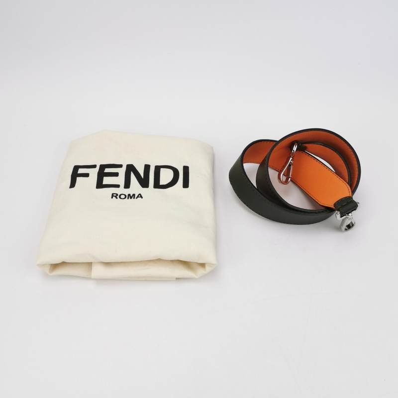 Fendi Dotcom牛皮錐形螺柱子母包單肩包-9