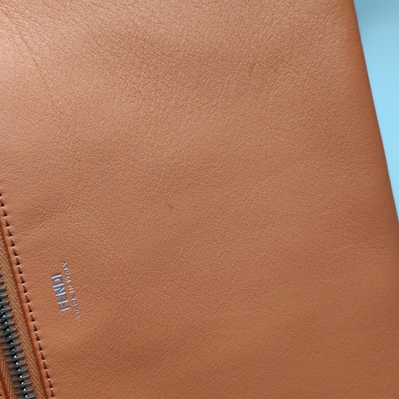 Fendi Dotcom牛皮錐形螺柱子母包單肩包-19