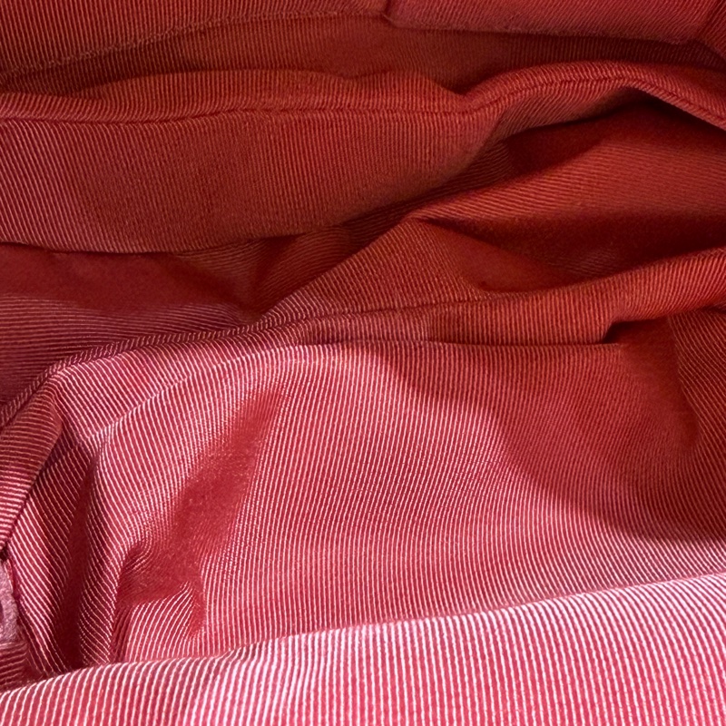 CHANEL 香奈兒 粉色全皮菱格抽繩水桶包-5