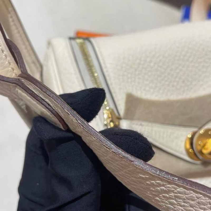 Hermes 愛馬仕 mini lindy 奶油白 z刻-3