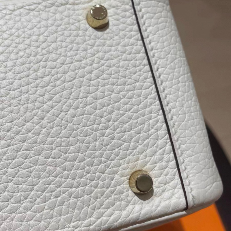 Hermes 愛馬仕 mini lindy 奶油白 z刻-4
