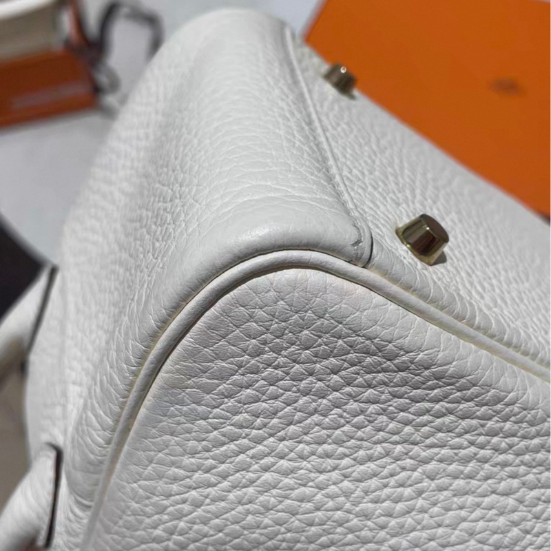 Hermes 愛馬仕 mini lindy 奶油白 z刻-5