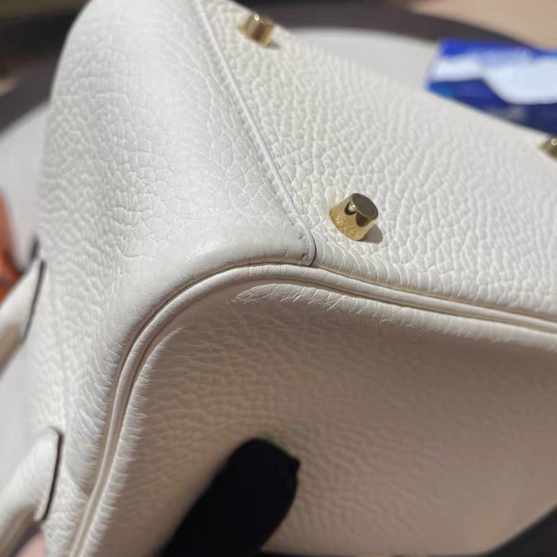 Hermes 愛馬仕 mini lindy 奶油白 z刻-9