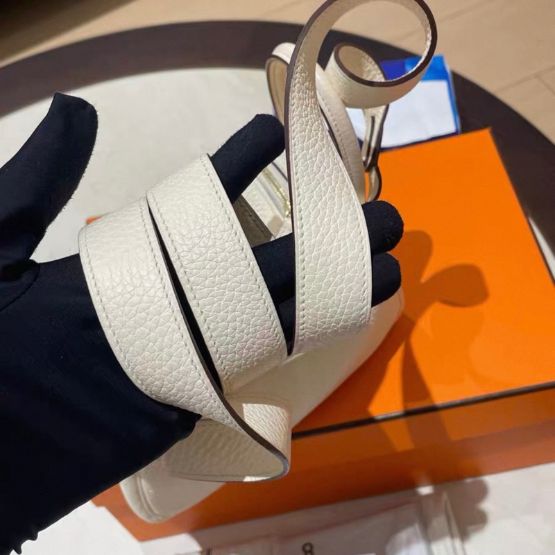 Hermes 愛馬仕 mini lindy 奶油白 z刻-12