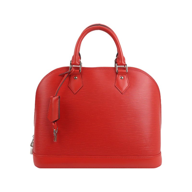 Louis Vuitton (LV) Alma小號牛皮水波紋貝殼包手提包-0