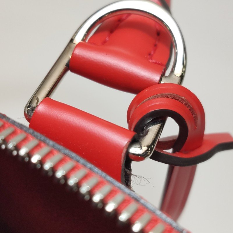 Louis Vuitton (LV) Alma小號牛皮水波紋貝殼包手提包-13