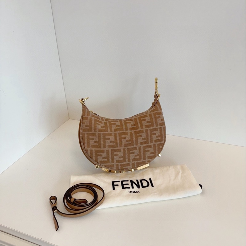 【99新閒置🆕】Fendi  老花月牙包 小號 small  手提包斜挎包-2