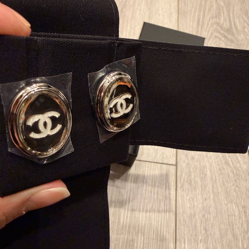 香奈兒 jennie同款鏡片耳針-4