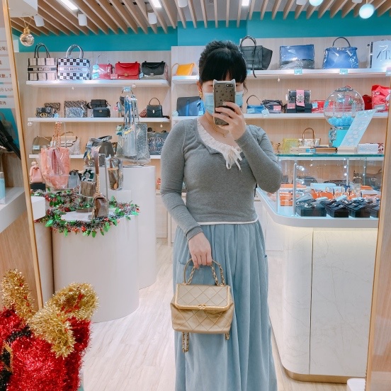 MS0444 Chanel 香奈兒羊皮小夾子包  My Crush Bag Small Lambskin Metallic Gold X GHW-2