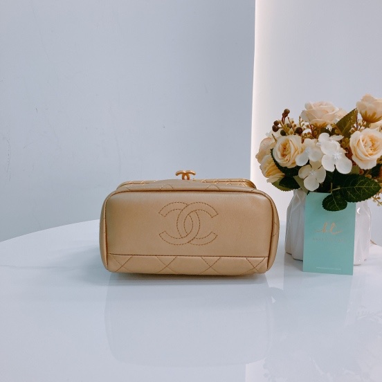 MS0444 Chanel 香奈兒羊皮小夾子包  My Crush Bag Small Lambskin Metallic Gold X GHW-6