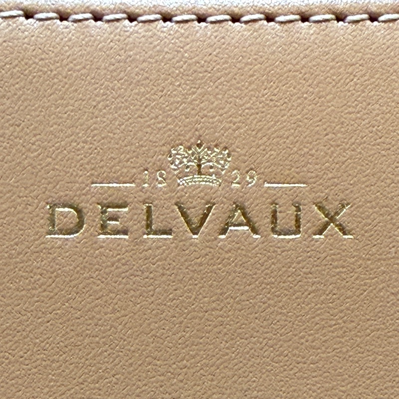 Delvaux Brillant MM 淺奶茶色牛皮兩用包-3