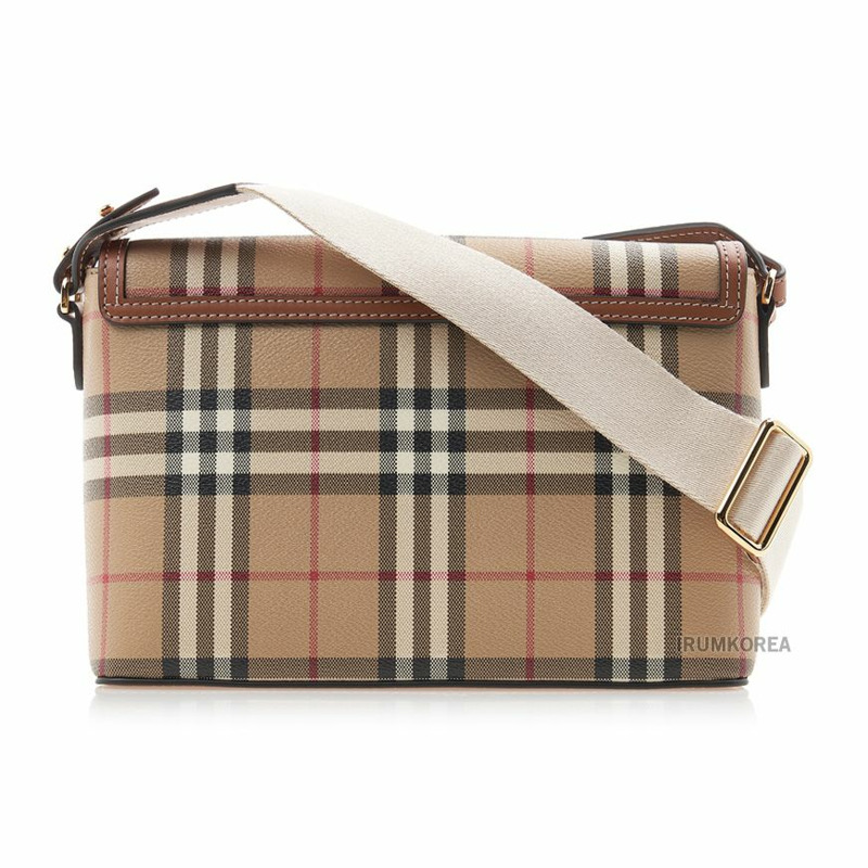 BURBERRY 復古格紋斜背包-2