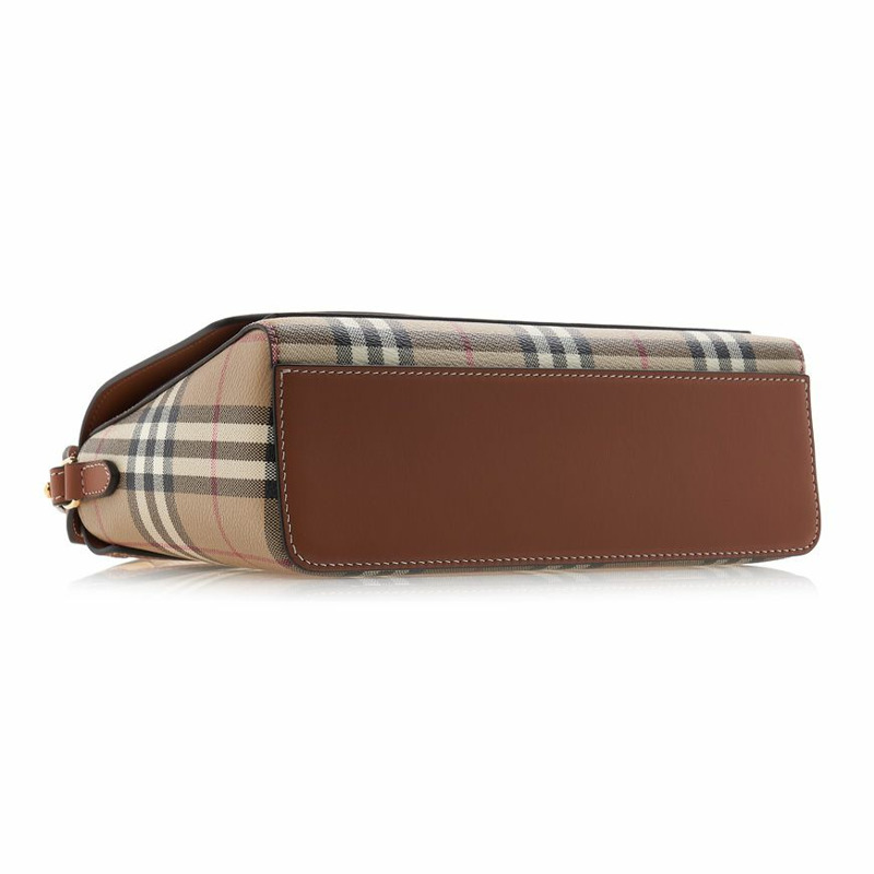 BURBERRY 復古格紋斜背包-4