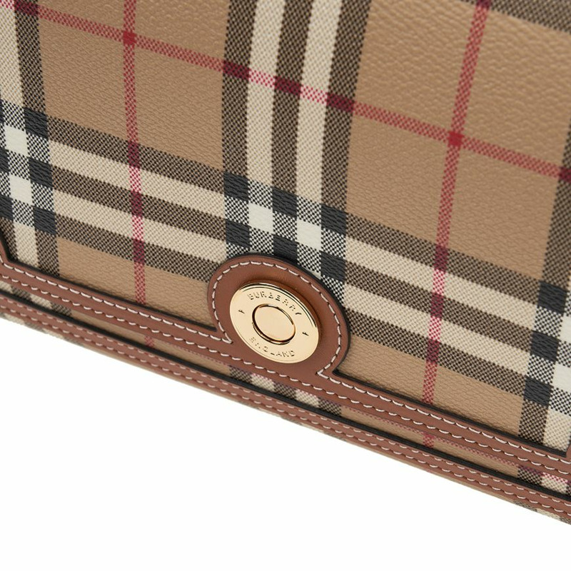 BURBERRY 復古格紋斜背包-5
