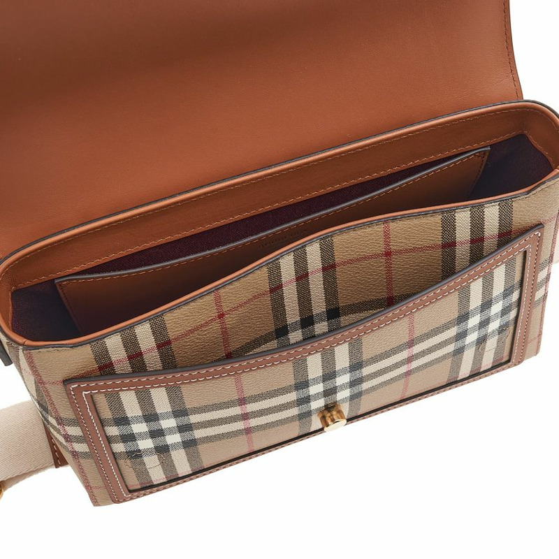 BURBERRY 復古格紋斜背包-7