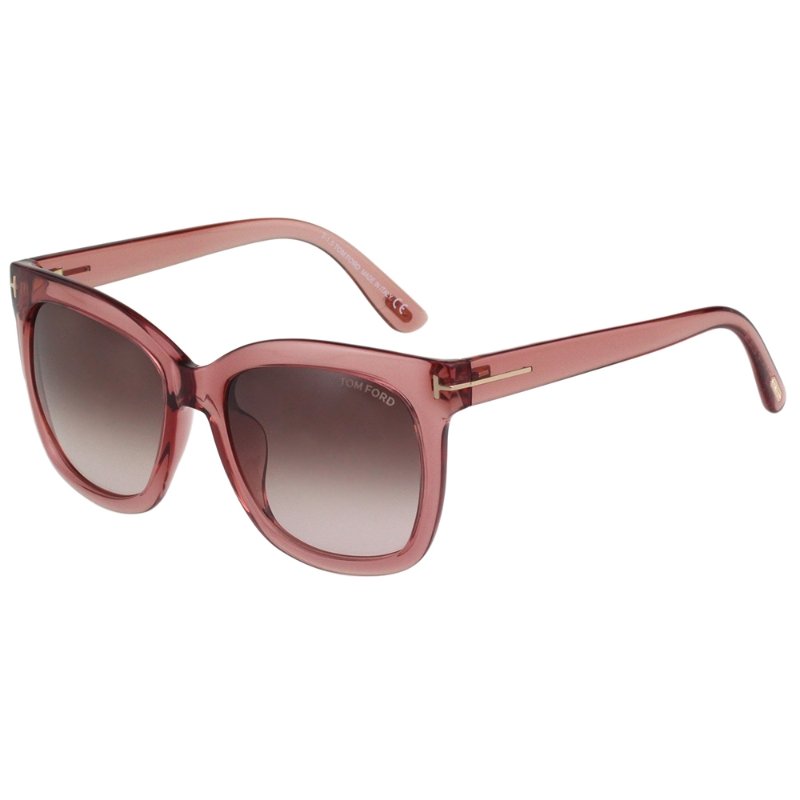 TOM FORD 太陽眼鏡(透明粉色)-1