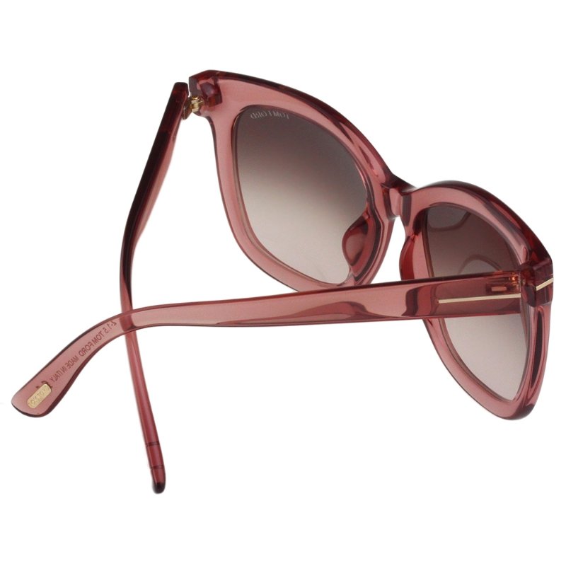 TOM FORD 太陽眼鏡(透明粉色)-3