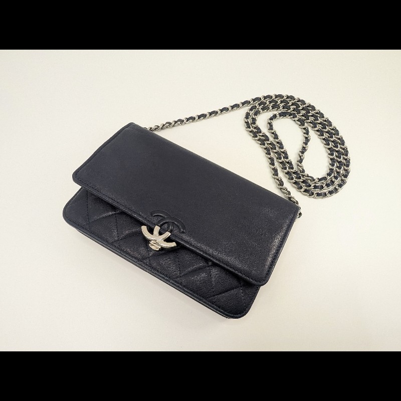 99成新-Chanel古巴系列超耐用「牛皮」WOC-0