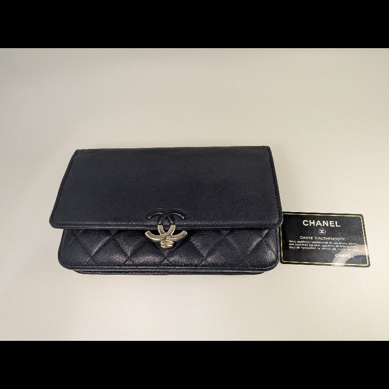 99成新-Chanel古巴系列超耐用「牛皮」WOC-6